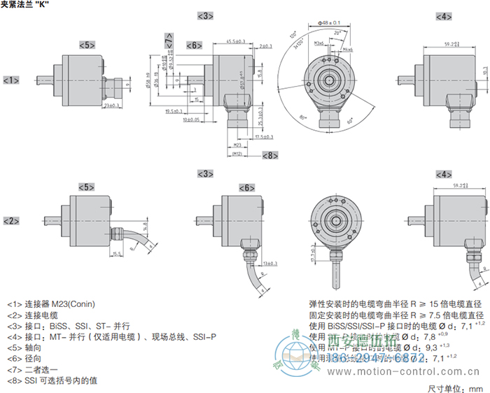 AC58-DeviceNet光电绝对值通用编码器外形及安装尺寸(夹紧法兰K) - 免费电影手机在线观看,中文精品久久久久国产网址,亚洲一级无码一区二区一,精品亚洲成AV人在线观看,中文字幕无码一区二区免费,中文字幕日本不卡一二三区