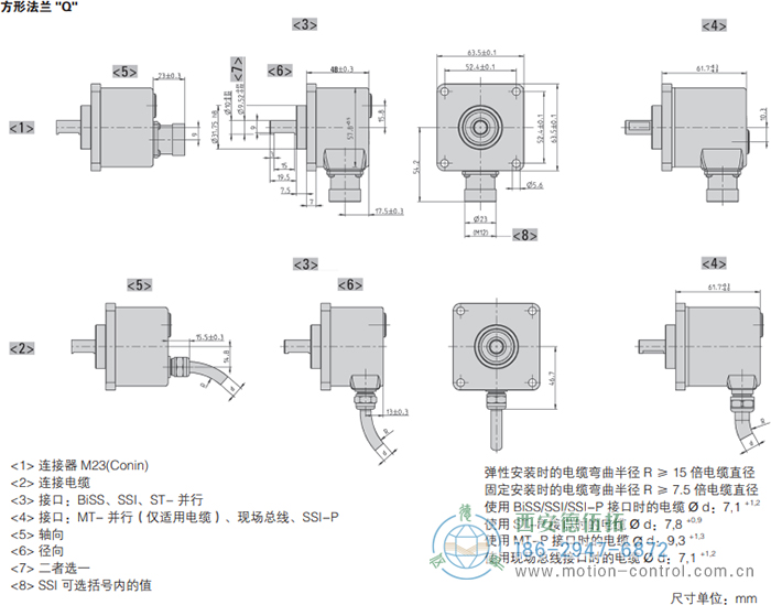 AC58-SUCOnet光电绝对值通用编码器外形及安装尺寸(方形法兰Q) - 免费电影手机在线观看,中文精品久久久久国产网址,亚洲一级无码一区二区一,精品亚洲成AV人在线观看,中文字幕无码一区二区免费,中文字幕日本不卡一二三区