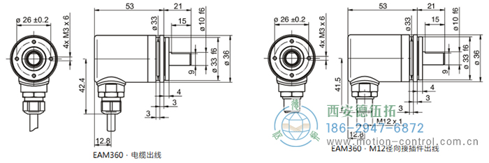 EAM360-S - CANopen&reg;磁式绝对值重载编码器外形及安装尺寸(实心轴，带同步法兰) - 免费电影手机在线观看,中文精品久久久久国产网址,亚洲一级无码一区二区一,精品亚洲成AV人在线观看,中文字幕无码一区二区免费,中文字幕日本不卡一二三区