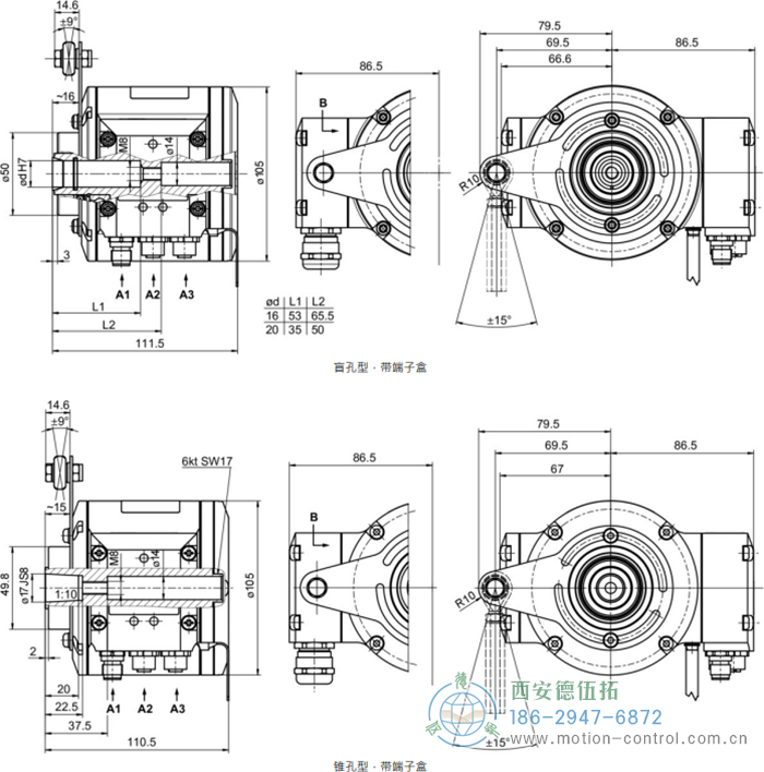 HMG10P-B - EtherCAT绝对值重载编码器外形及安装尺寸(盲孔型或锥孔型) - 免费电影手机在线观看,中文精品久久久久国产网址,亚洲一级无码一区二区一,精品亚洲成AV人在线观看,中文字幕无码一区二区免费,中文字幕日本不卡一二三区