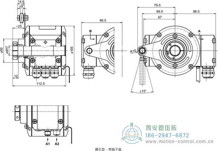 HMG10-T - CANopen&reg;绝对值重载编码器外形及安装尺寸(通孔型) - 免费电影手机在线观看,中文精品久久久久国产网址,亚洲一级无码一区二区一,精品亚洲成AV人在线观看,中文字幕无码一区二区免费,中文字幕日本不卡一二三区