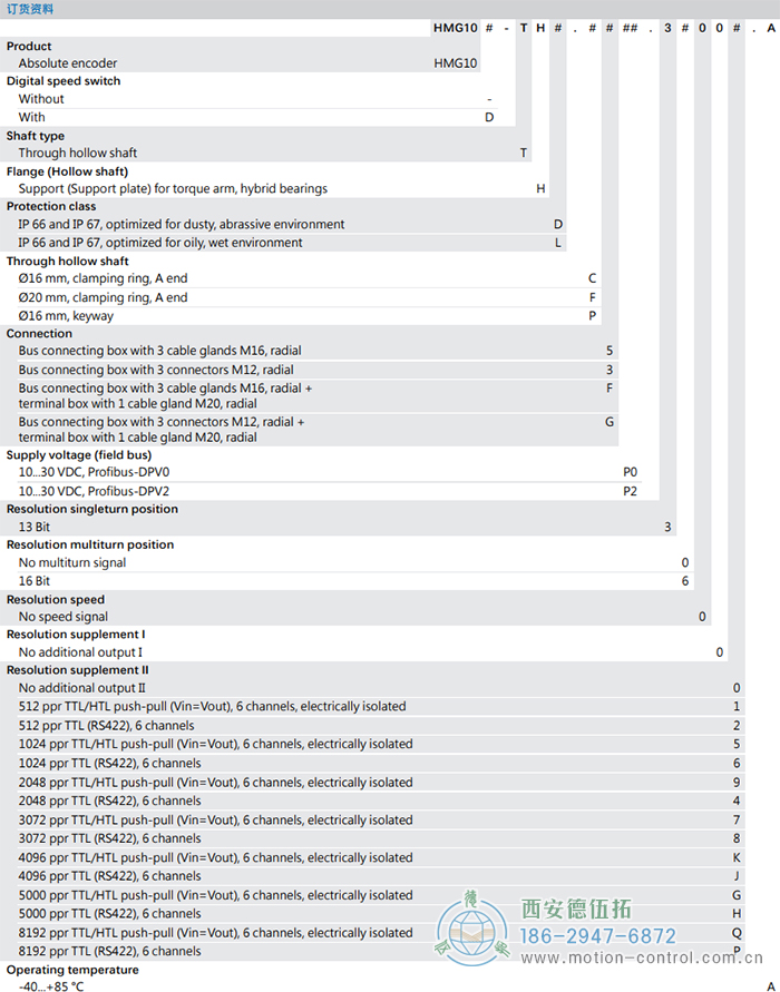 HMG10-T - Profibus DP绝对值重载编码器订货选型参考(通孔型) - 免费电影手机在线观看,中文精品久久久久国产网址,亚洲一级无码一区二区一,精品亚洲成AV人在线观看,中文字幕无码一区二区免费,中文字幕日本不卡一二三区
