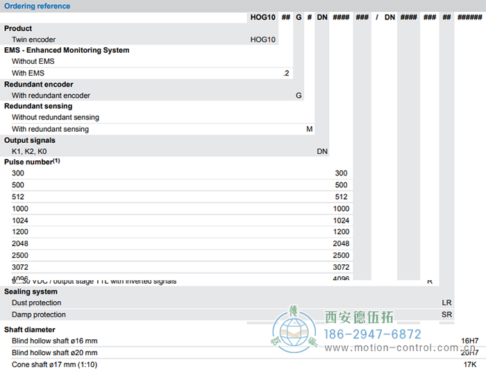 HOG10增量重载编码器订货选型参考(双编码器含两路电气独立的系统) - 免费电影手机在线观看,中文精品久久久久国产网址,亚洲一级无码一区二区一,精品亚洲成AV人在线观看,中文字幕无码一区二区免费,中文字幕日本不卡一二三区