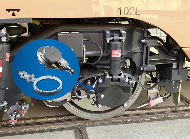 图3：堡盟多通道轮轴编码器大大减少布线工作量。只需一根电缆，便可为多达4个子系统传输测量数据。