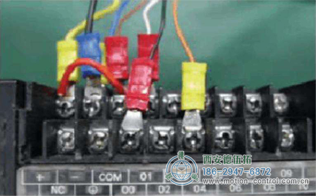 绝对值光电编码器连接到PLC的接线图