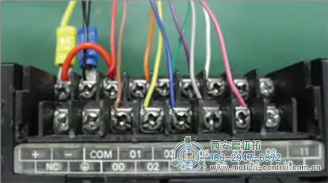 旋转编码器连接接线盒时的注意事项。