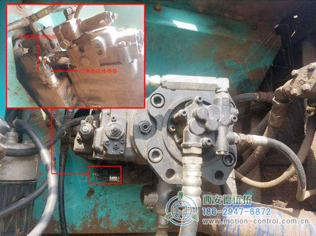 重载编码器的应用使挖掘机在挖掘深度和底盘调平更加简单。