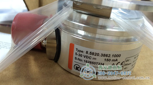 图为一款库伯勒多圈绝对式编码器照片 图为一款库伯勒多圈绝对式编码器照片