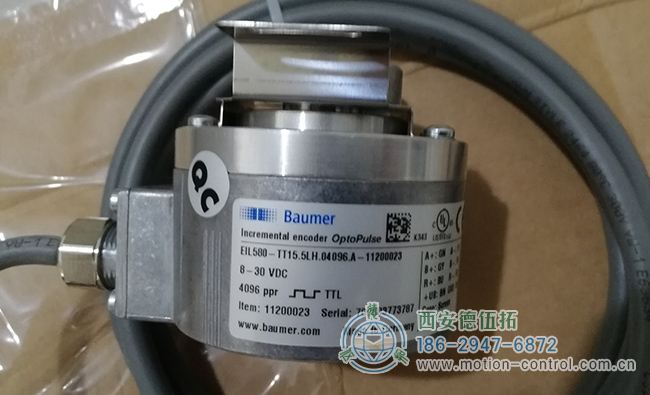 图为一款堡盟通孔型增量编码器照片 图为一款堡盟通孔型增量编码器照片