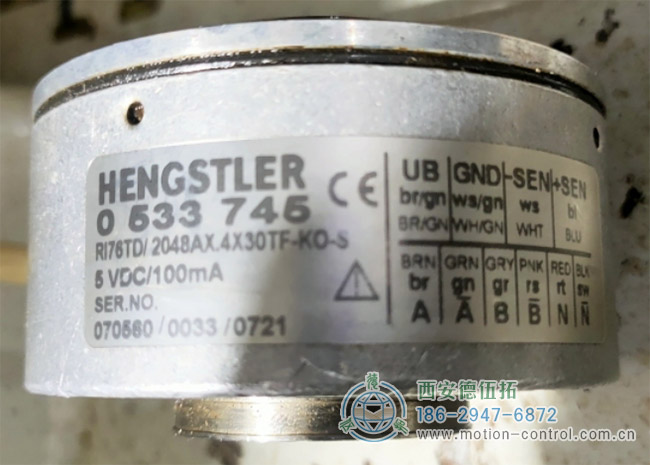 图为HENGSTLER RI76TD系列增量式编码器照片 图为HENGSTLER RI76TD系列增量式编码器照片